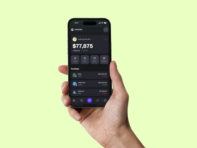 Matcha Mobile App Design by Eric Burress Design