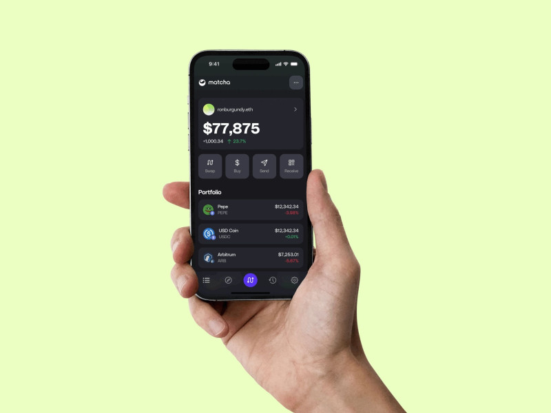 Matcha Mobile App Design by Eric Burress Design
