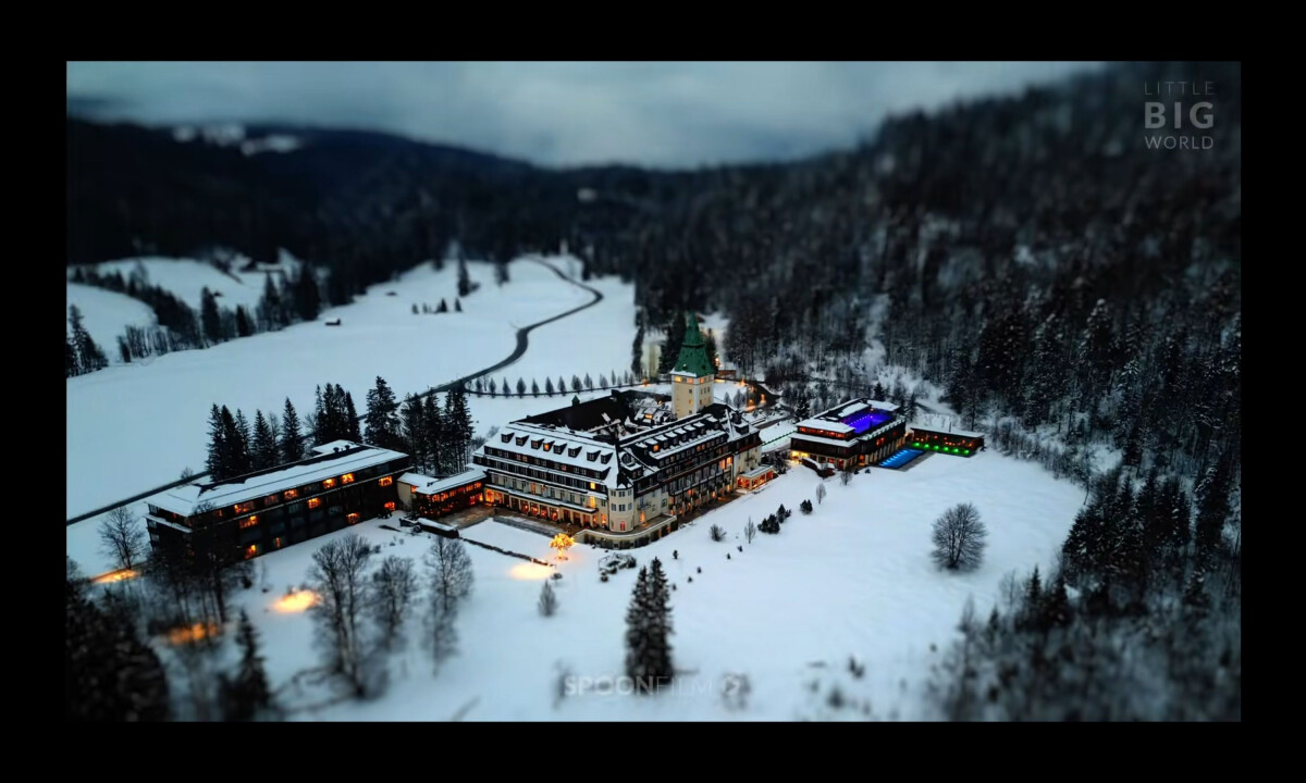 Miniature Mountain Magic: A Tilt-Shift Journey through Four Seasons in the Alps (slide 2)