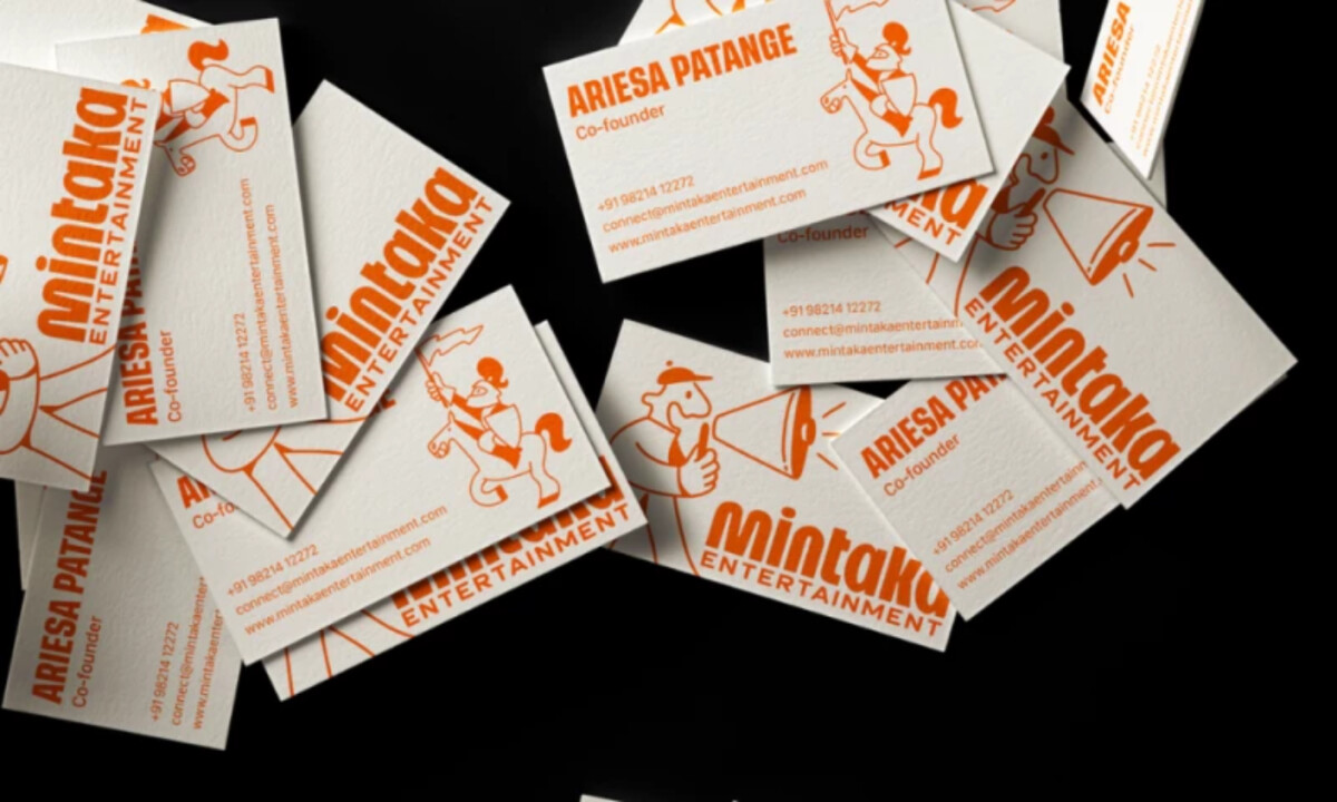 Mintaka Entertainment print design by Lucas Eduardo.