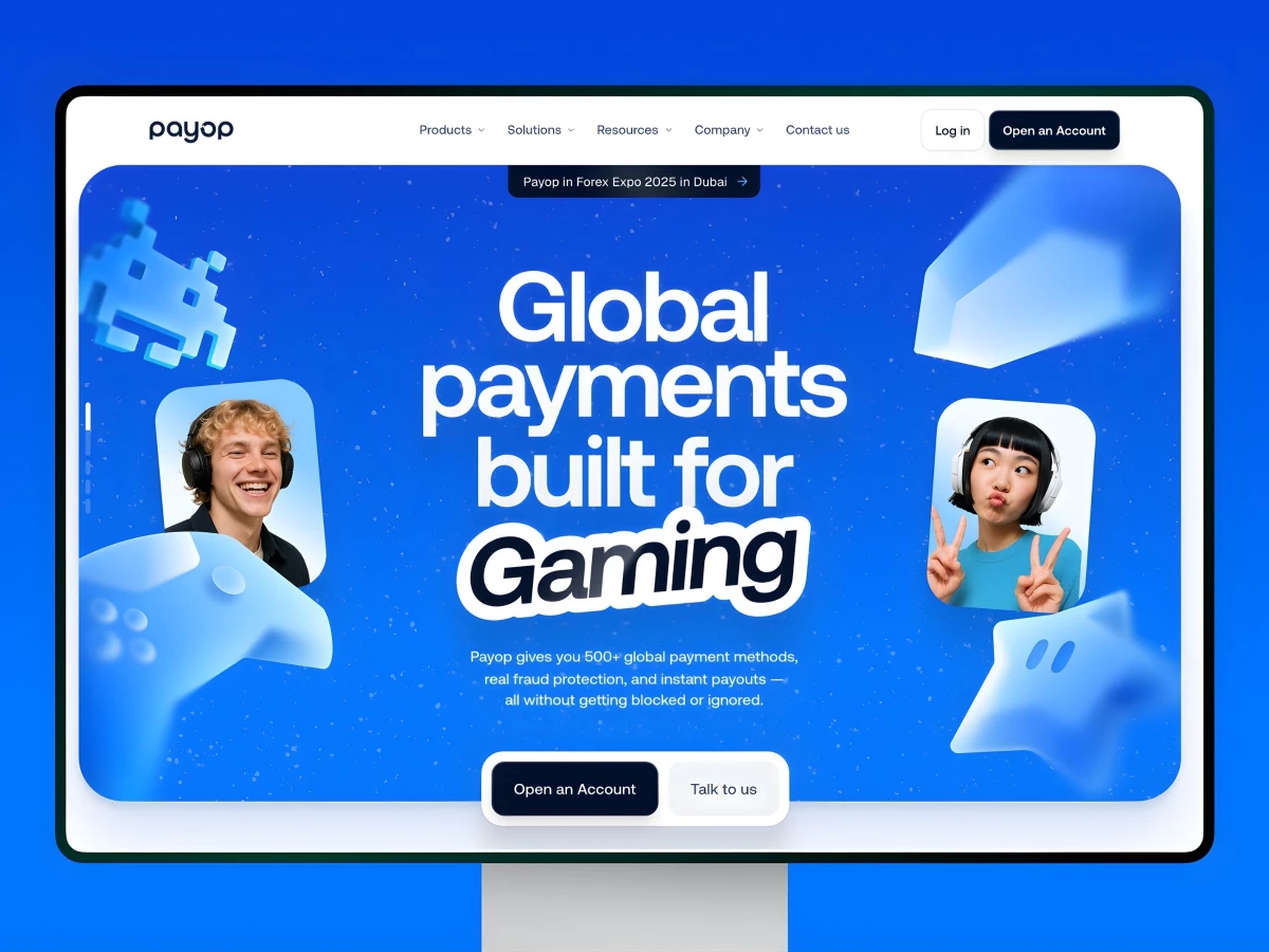 Payop Website Design by Goodface