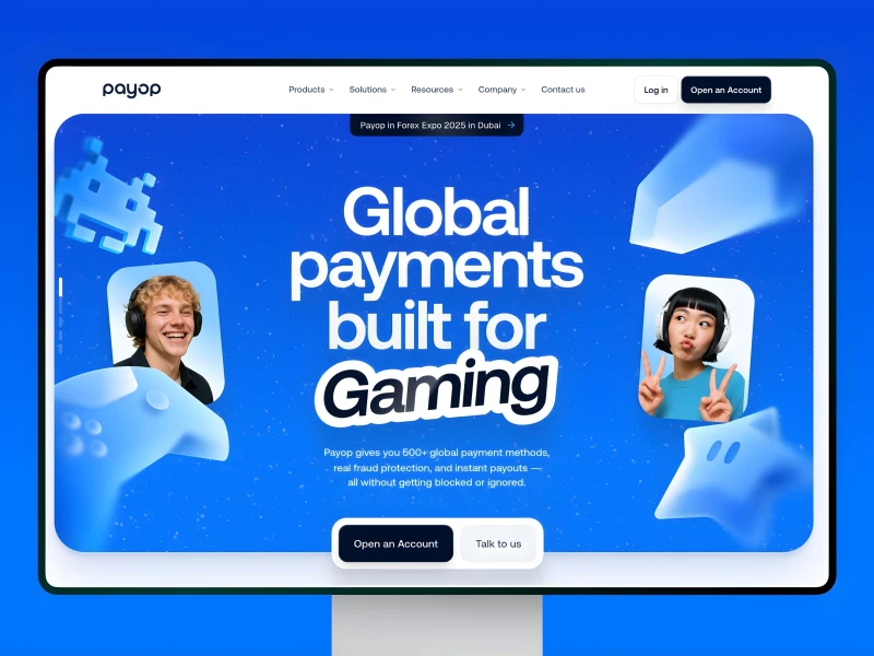 Payop Website Design by Goodface