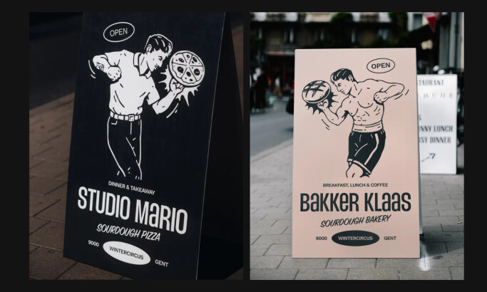 Bakker Klaas print design by Birrd.