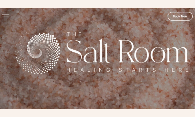 The Salt Room website design by Lagraphia.