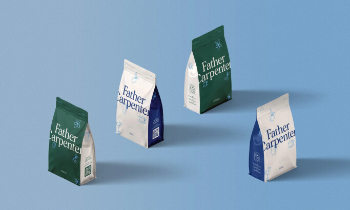 Father Carpenter Coffee Packaging Design
