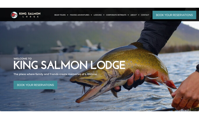 King Salmon Lodge Website Design