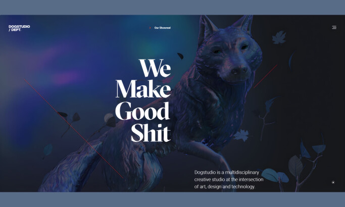 Dogstudio Website Design by Dept