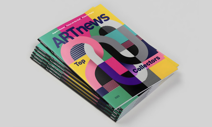 ARTnews Magazine Print Design by My Name is Wendy