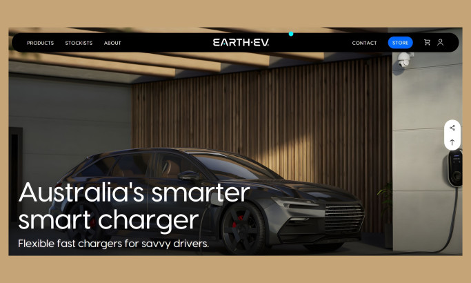 Earth EV Website Design by Clever Starfish