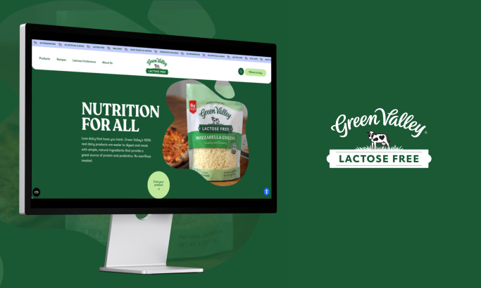 Green Valley Lactose Free Website Design