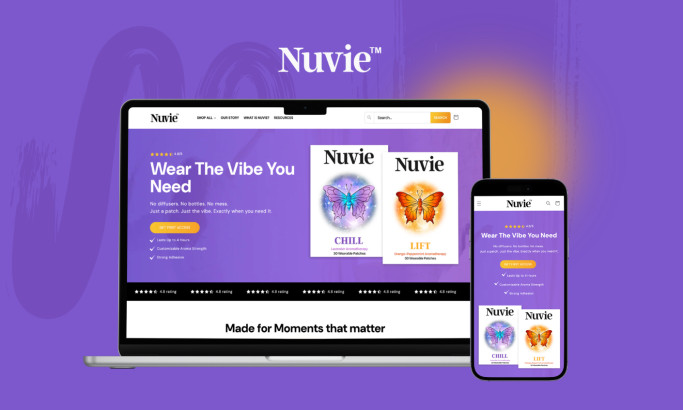 Nuvie Website Design