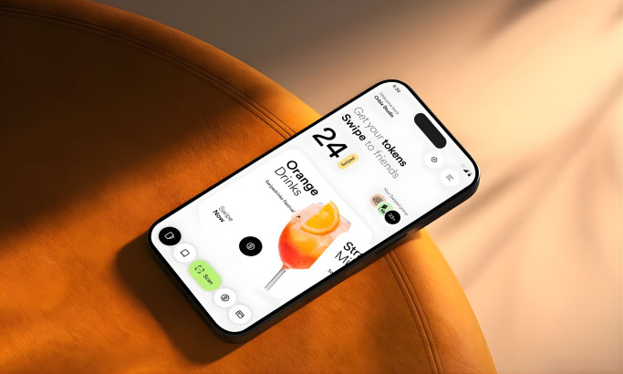 Swipe Drinks App Design by Orbix Studio
