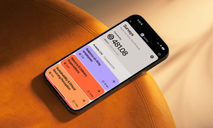 Surveys App Design by Microfeller