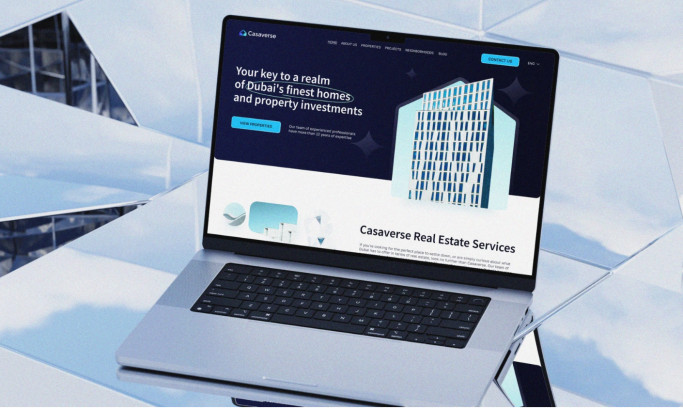 Casaverse website design by Whales Design.