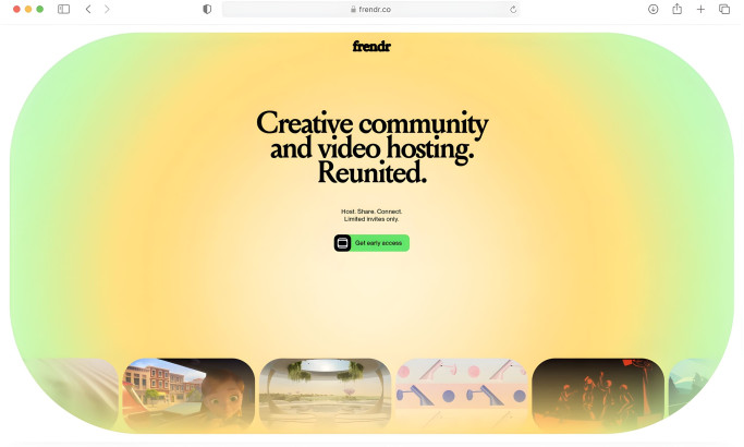 Frendr Website Design by Studio Angello Torres