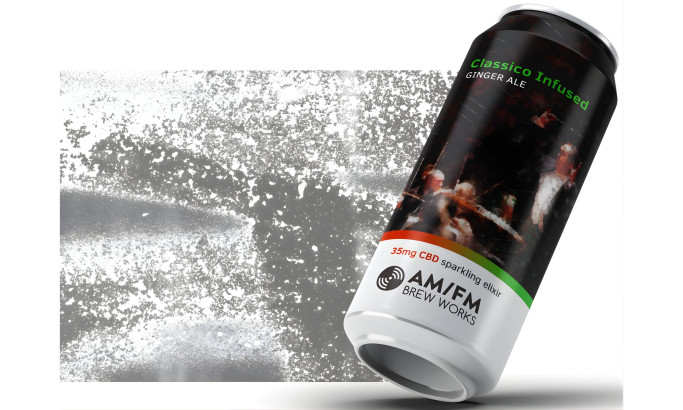AM/FM Brew Works Packaging Design by Also Known As