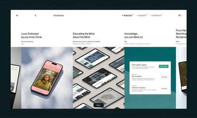 Morten Stig Christensen Website Design
