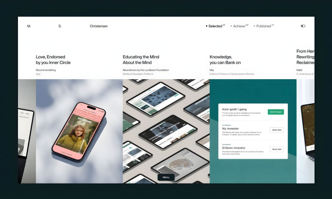 Morten Stig Christensen Website Design