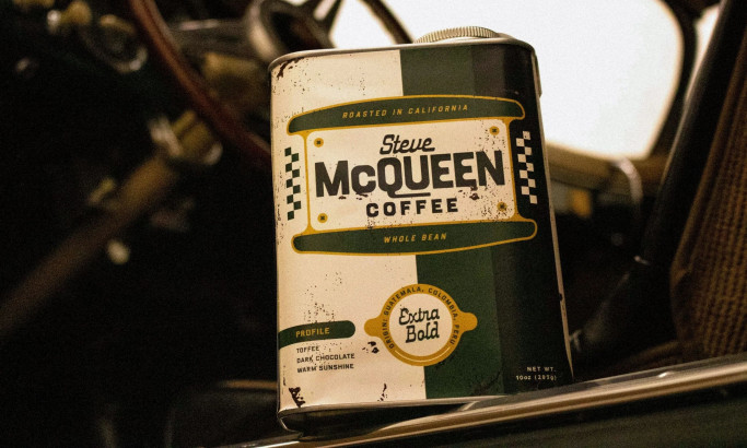 Steve McQueen Coffee Packaging Design by Cactus Country