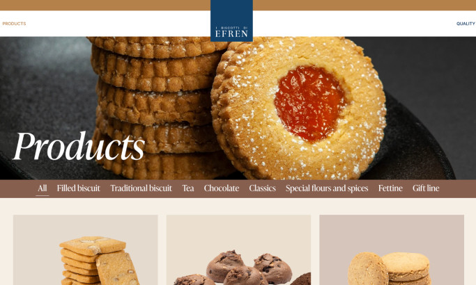 I Biscotti di Efren Website Design by Notorious Agency