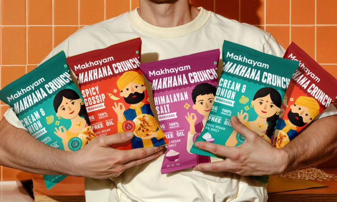 Makhyam Crunch Packaging Design by Orange Tribe