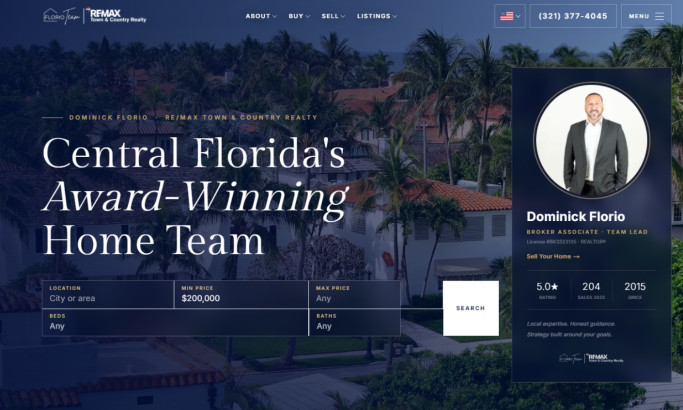 The Florio Team Website Design