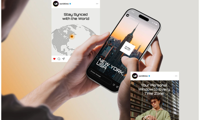 World Time App Design by Nixtio