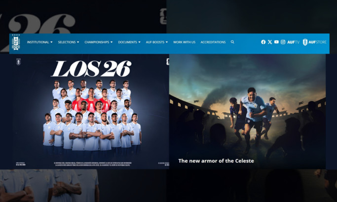 Uruguayan Football Association Website Design by I2ES