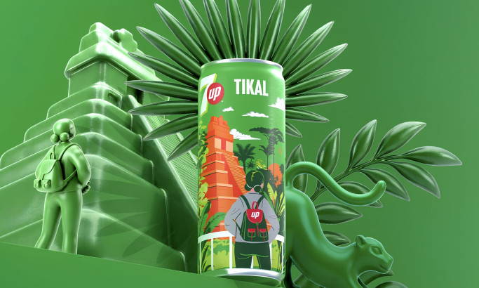 7UP Destinos Guatemala Collection Packaging Design by PepsiCo Design