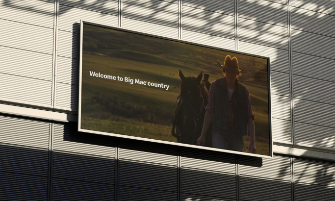 Big Mac Country Print Design by Cossette