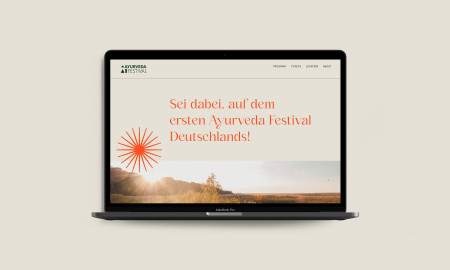 Ayurveda Festival Web Design