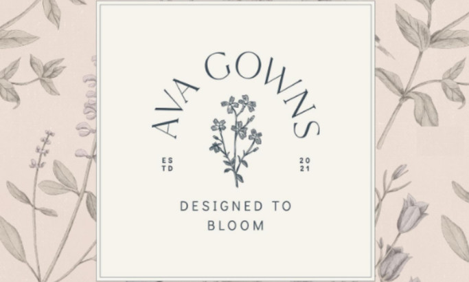 Ava Gowns Logo Design