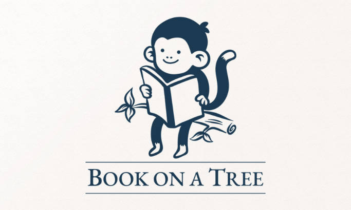 Book on a Tree Logo Design