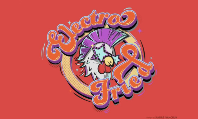 Electro Fried Restaurant Logo Design
