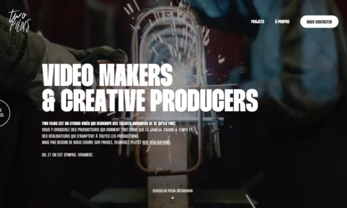 Two Films Website Design