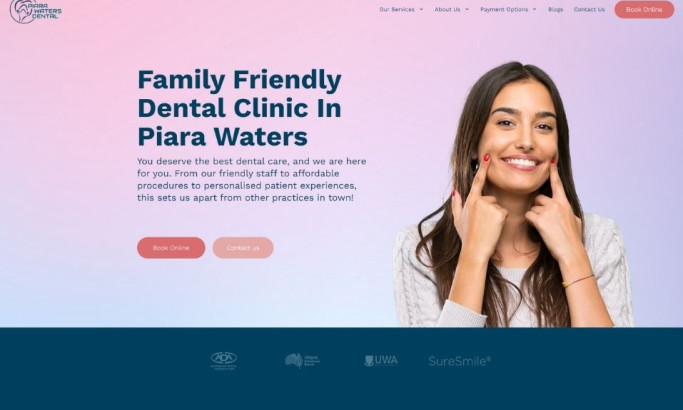Piara Waters Dental Website Design