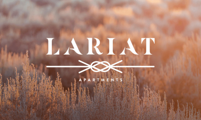 Lariat Apartments Logo Design