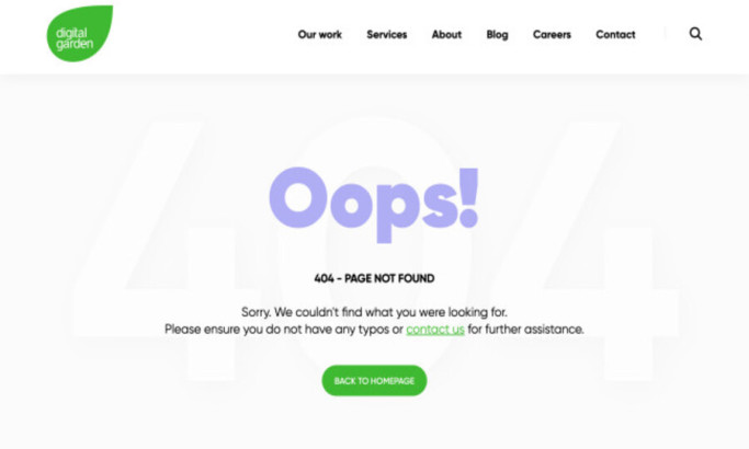 Digital Garden Web Design Analysis