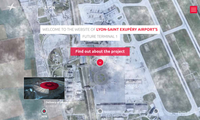 Lyon-Saint Exupery Airport Web Design Analysis