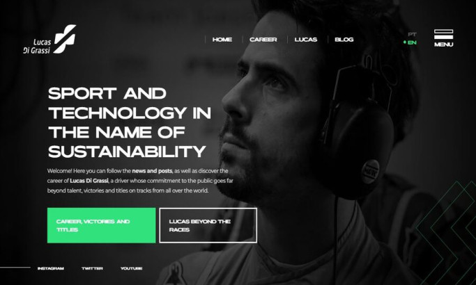 Lucas Di Grassi Web Design Analysis