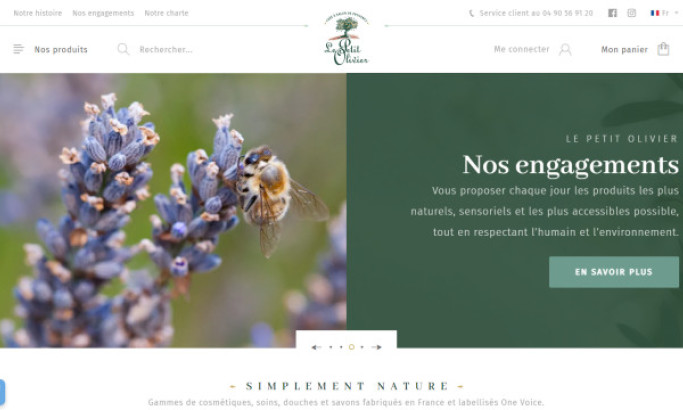 Le Petit Olivier Website Design