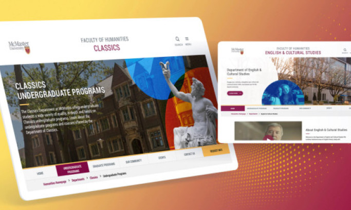 McMaster University - Faculty of Humanities Website Design