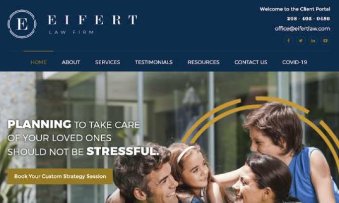 Eifert Law Firm Website Design