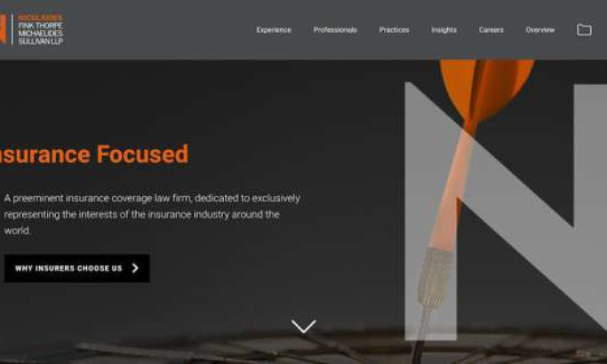 Nicolaides Fink Thorpe Michaelides Sullivan, LLP Website Design