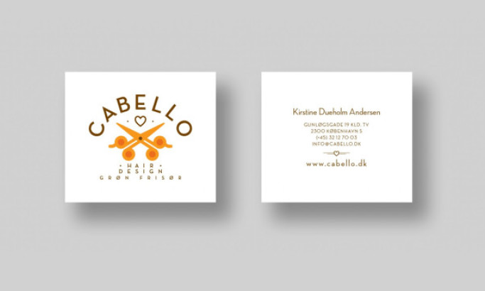 Cabello Hair Design Logo Design