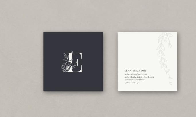 Leah Erickson Floral Logo Design Analysis