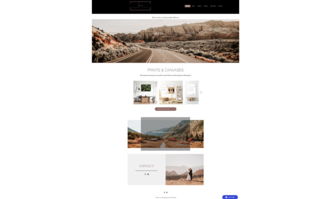 Lin's Photography Website Design