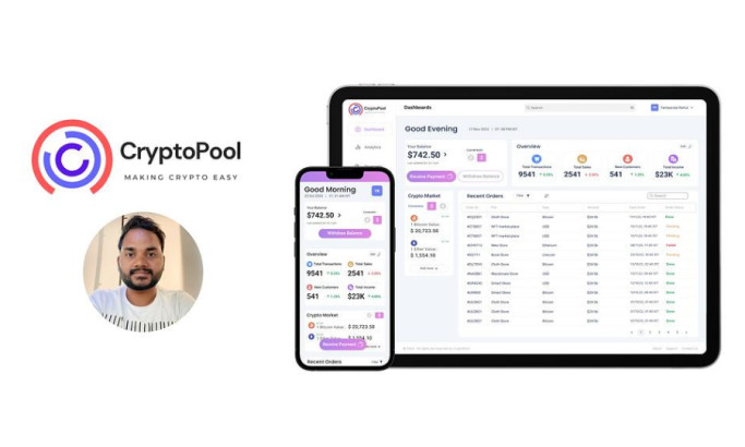 CryptoPool App Design