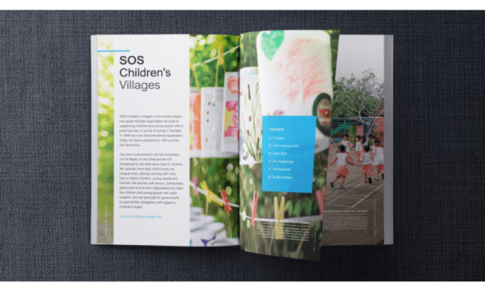 SOS Children's Villages International Print Design