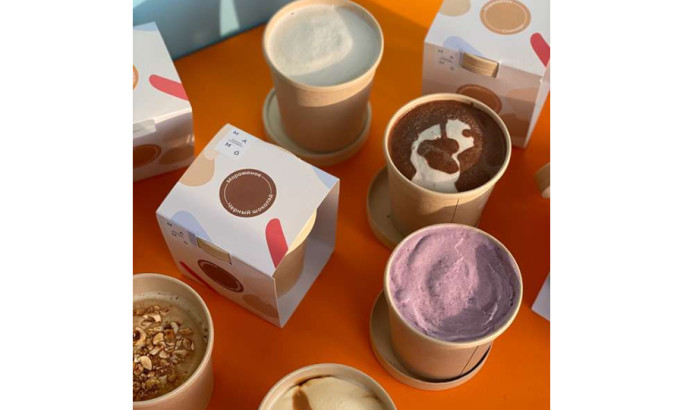 Mamó ice cream Packaging Design